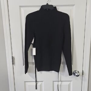 Babaton Black Turtleneck Sweater